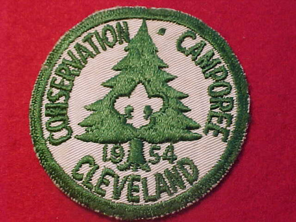 1954 PATCH, CLEVELAND CONSERVATION CAMPOREE, USED