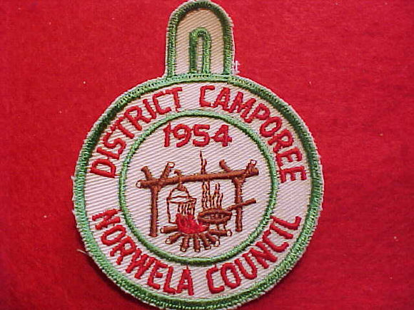 1954, NORWELA COUNCIL DISTRICT CAMPOREE