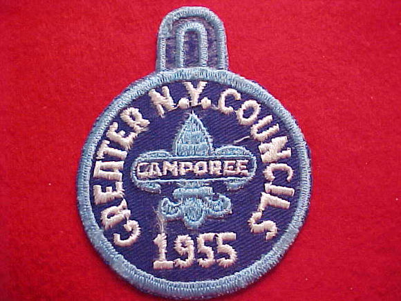 1955 ACTIVITY PATCH, GREATER N. Y. COUNCILS CAMPOREE