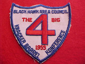1955, BLACK HAWK AREA COUNCIL, KRACKER BARREL KONFERENCE, THE BIG 4