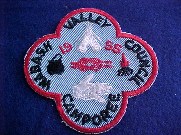 1955, WABASH VALLEY COUNCIL CAMPOREE