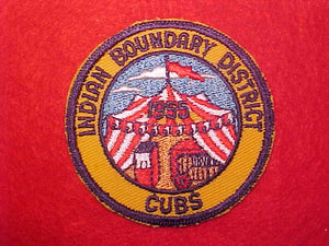 1955 INDIAN BOUNDARY DISTRICT CUBS