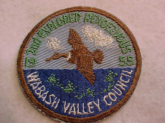 1955, WABASH VALLEY COUNCIL, 2ND EXPLORER RENDEZVOUS