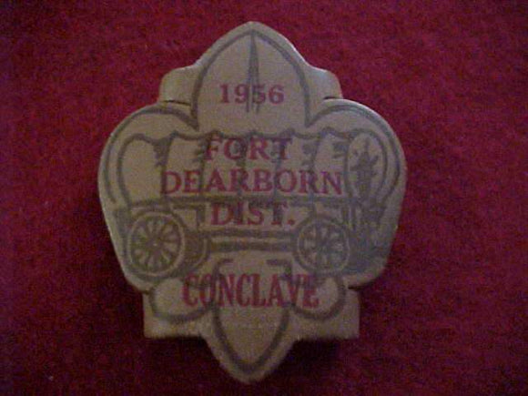 1956 N/C SLIDE, CHICAGO AREA COUNCIL, FORT DEARBORN CONCLAVE, LEATHER