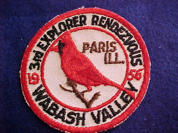 1956, WABASH VALLEY, 3RD EXPLORER RENDEZVOUS, PARIS, ILL.