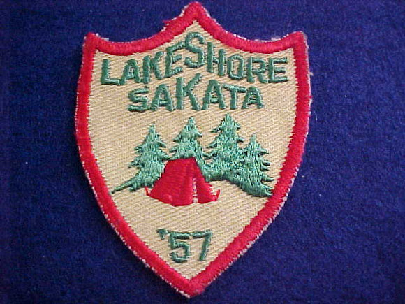 1957 ACTIVITY PATCH, LAKESHORE SAKATA