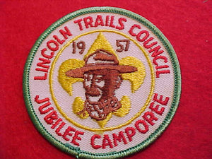 1957, LINCOLN TRAILS COUNCIL, JUBILEE CAMPOREE