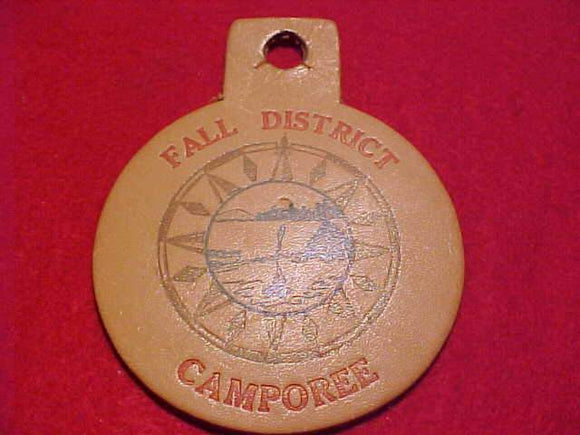1957 PATCH, CHICAGO AREA C., FORT DEARBORN DISTRICT CAMPOREE, LEATHER