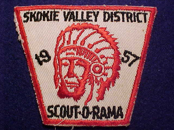 1957 SKOKIE VALLEY DISTRICT SCOUT-O-RAMA
