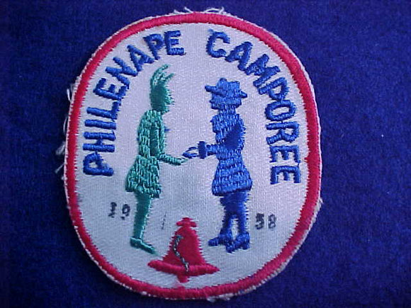 1958 ACTIVITY PATCH, PHILENAPE CAMPOREE
