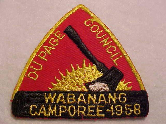 1958 DU PAGE C., WABANANG CAMPOREE