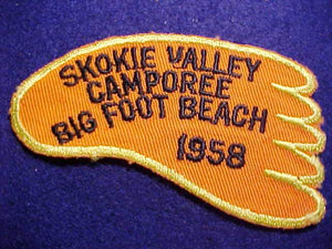 1958 SKOKIE VALLEY CAMPOREE, BIG FOOT BEACH