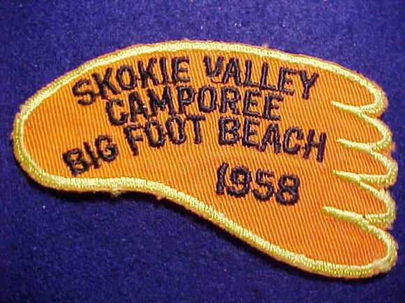 1958 SKOKIE VALLEY CAMPOREE, BIG FOOT BEACH