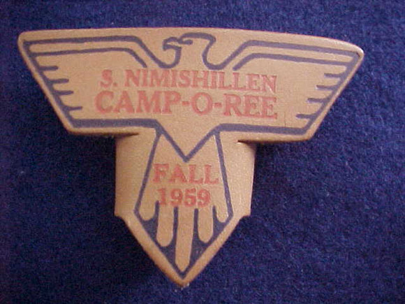 1959 N/C SLIDE, S. NIMISHILLEN FALL CAMPOREE, LEATHER