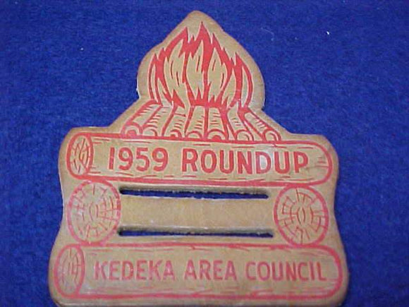1959 N/C SLIDE, KEDEKA AREA C. ROUNDUP, LEATHER