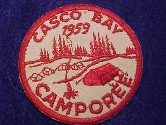 1959 PATCH, CASCO BAY CAMPOREE