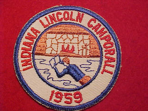 1959 PATCH, INDIANA LINCOLN CAMPORALL