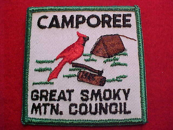 1960'S ACTIVITY PATCH, GREAT SMOKY MOUNTAIN C. CAMPOREE