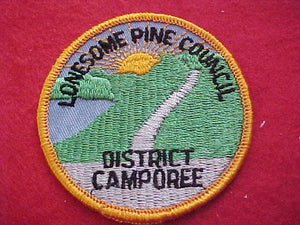 1960'S, LONESOME PINE COUNCIL, DISTRICT CAMPOREE