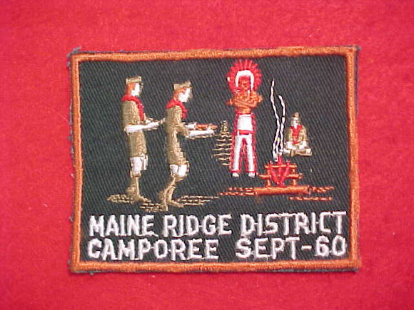 1960 MAINE RIDGE DISTRICT CAMPOREE