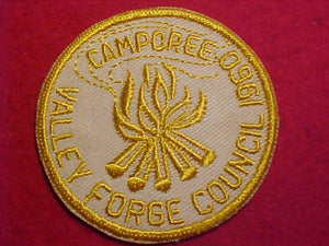 1960 PATCH, VALLEY FORGE C. CAMPOREE