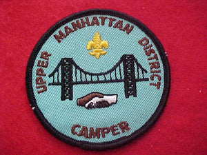 1960'S, GREATER NEW YORK COUNCIL, UPPER MANHATTAN DISTRICT, CAMPER
