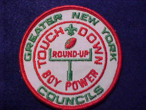 1960'S GREATER NEW YORK COUNCILS TOUCHDOWN ROUND-UP, BOY POWER