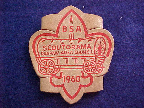 1960, QUAPAW AREA COUNCIL, SCOUTORAMA, LEATHER SLIDE