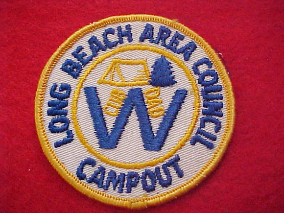 1960'S, LONG BEACH AREA COUNCIL, CUB/DAD CAMPOUT, YELLOW BDR.