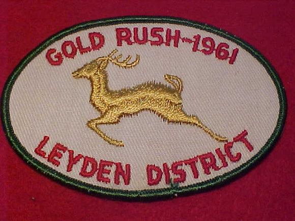 1961 PATCH, LEYDEN DISTRICT GOLD RUSH