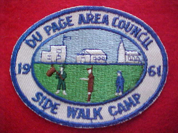 1961, DU PAGE AREA COUNCIL, SIDE WALK CAMP