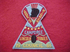 1961, LINCOLN TRAILS COUNCIL, CAMPOREE