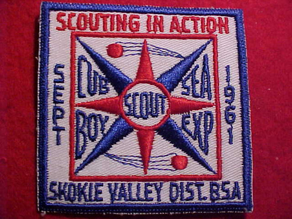 1961 SKOKIE VALLEY DISTRICT, SCOUTING IN ACTION