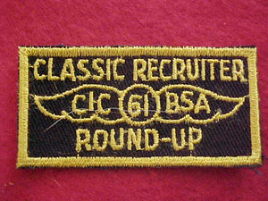 1961, CENTRAL INDIANA COUNCIL, CLASSIC RECRUITER ROUND UP