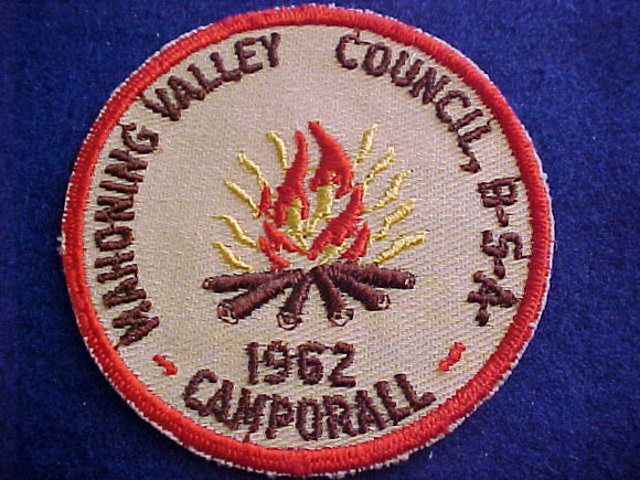 1962 ACTIVITY PATCH, MAHONING VALLEY C. CAMPORALL