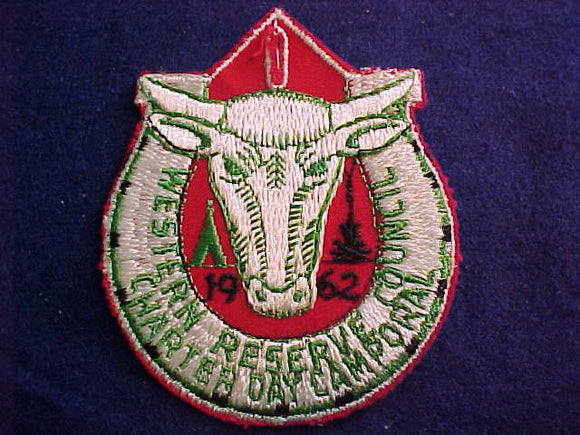 1962 ACTIVITY PATCH, WESTERN RESERVE C. CHARTER DAY CAMPORAL