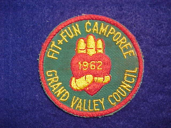 1962 GRAND VALLEY COUNCIL FIT+FUN CAMPOREE, USED