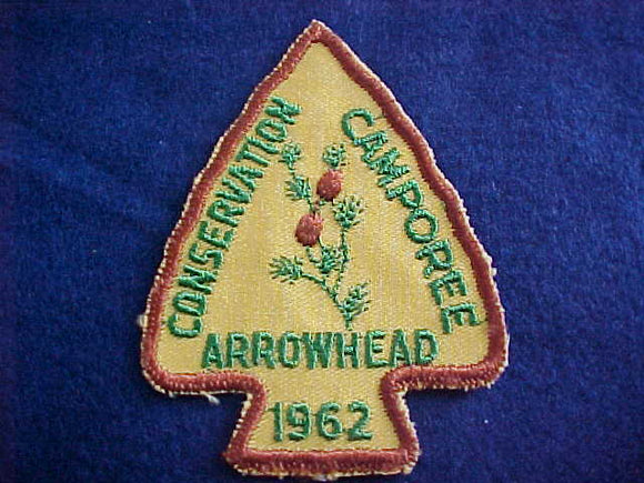 1962, ARROWHEAD DISTRICT PATCH, CONSERVATION CAMPOREE, TALL PINE COUNCIL