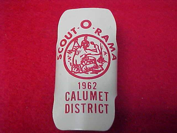 1962 N/C SLIDE, CALUMET DISTRICT SCOUT-O-RAMA, LEATHER