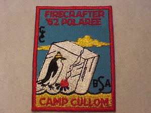 1962 PATCH, CENTRAL INDIANA C. FIRECRAFTER POLAREE, CAMP CULLOM