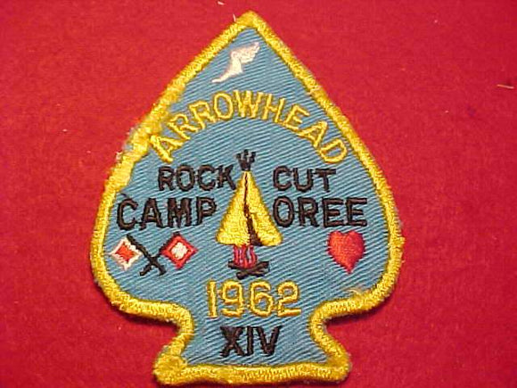1962 ROCK CUT ARROWHEAD CAMPOREE, USED