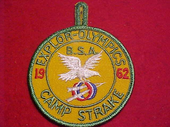1962 PATCH, CAMP STRAKE EXPLOR-OLYMPICS