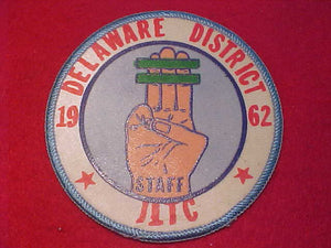 1962 PATCH, DELAWARE DISTRICT JLTC STAFF
