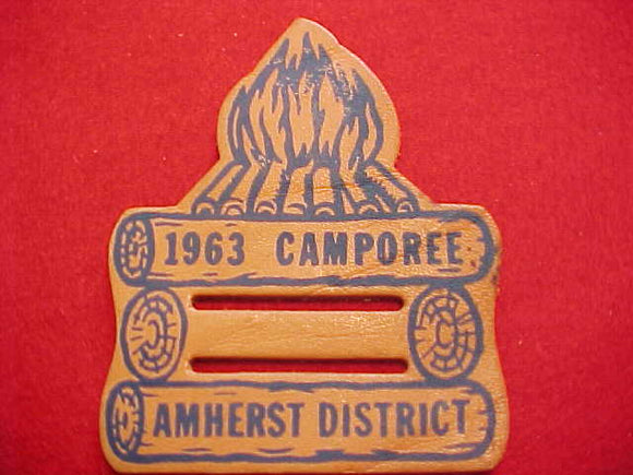 1963 N/C SLIDE, AMHERST DISTRICT CAMPOREE, LEATHER