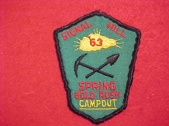 1963 NORTHWEST SUBURBAN COUNCIL, SIGNAL HILL SPRING CAMPOUT, USED