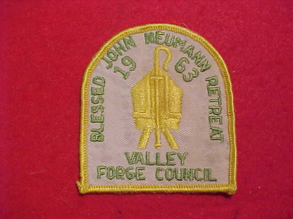 1963 VALLEY FORGE COUNCIL JOHN NEUMANN RETREAT, USED