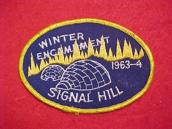 1963-64 NORTHWEST SUBURBAN COUNCIL SIGNAL HILL WINTER ENCAMPMENT, USED
