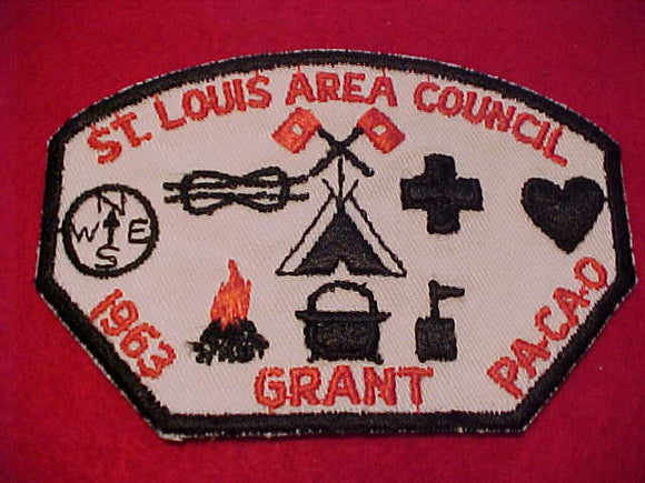 1963 PATCH, ST. LOUIS A. C. GRANT PA-CA-O