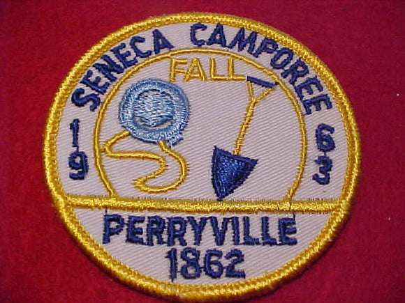 1963 PATCH, SENECA FALL CAMPOREE, PERRYVILLE 1862