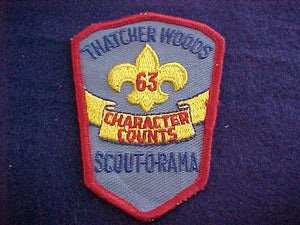 1963, THATCHER WOODS, SCOUT-O-RAMA